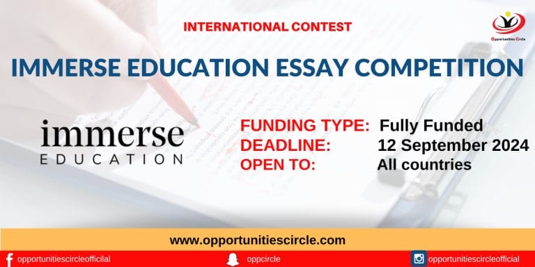 Immerse Education Essay Competition