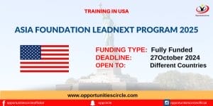 Asia Foundation LeadNext Program 2025