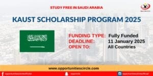 KAUST Scholarship Program 2025 in Saudi Arabia