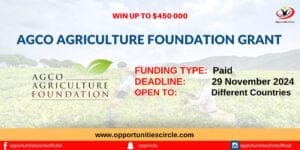 AGCO Agriculture Foundation Grant