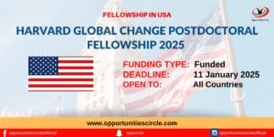 Harvard Global Change Postdoctoral Fellowship 2025